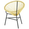 thumbnail image 2 of vidaXL Chaise Acapulco de Jardin en Polyrotin Beige, 2 of 4