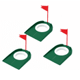 thumbnail image 1 of QualitChoice Golf Hole Mini Golf Course Yard Cups Includes Complete Set With Numbered Flags For Personalized Practice Puttees red*3, 1 of 6