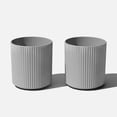 thumbnail image 1 of Veradek Mason Series Demi 16" Planter - 2 Pack Grey, 1 of 10