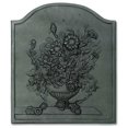 thumbnail image 1 of Minuteman CFB-06 Bouquet Fireback - Cast Iron - Black, 1 of 3