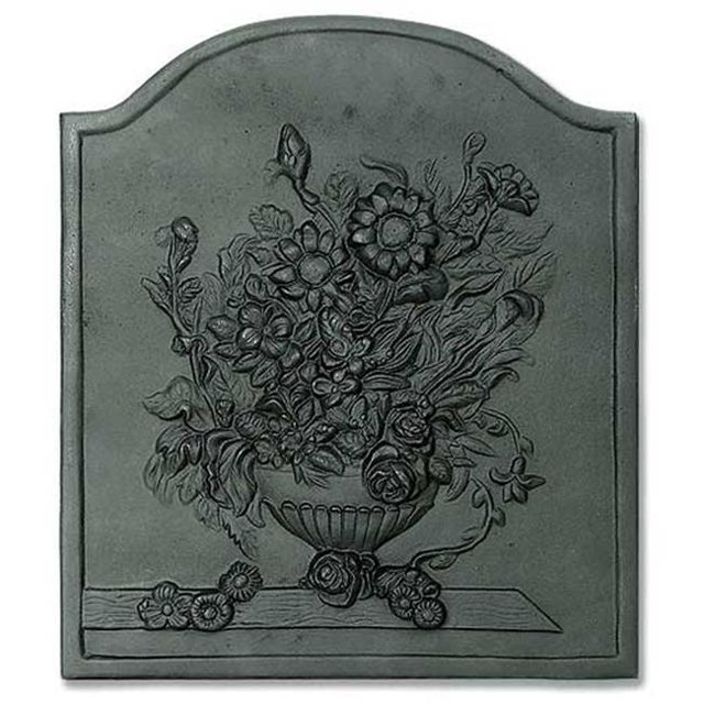 Minuteman CFB-06 Bouquet Fireback - Cast Iron - Black