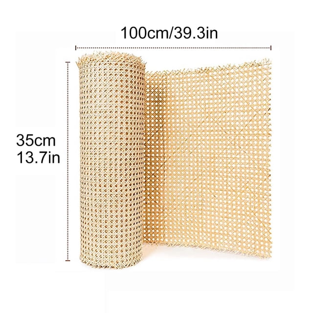 Bgsha Rouleau de Tôle en Maille de Rotin, Matériau Cannage pour Chaises, Kit, options Multi-Tailles