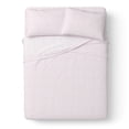 thumbnail image 1 of Mainstays Kids 220TC Cotton Stripe Pink Queen, 4 Piece Sheet Set, 1 of 8