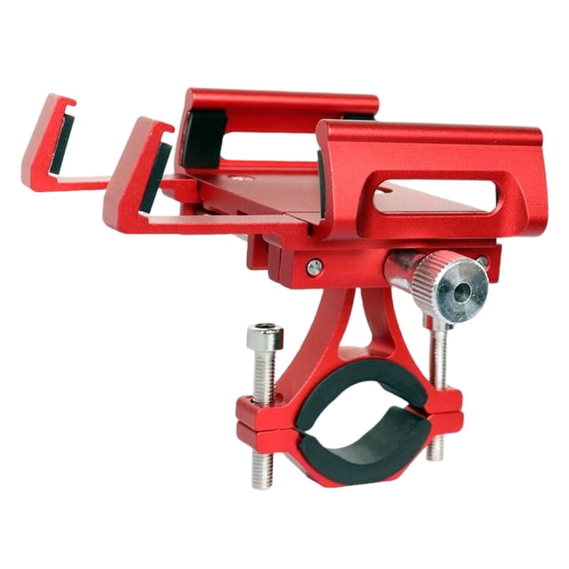 ZLight Support de Téléphone pour Vélo Support de Téléphone pour Moto Support de Trottinette Alliage d'Aluminium Rouge