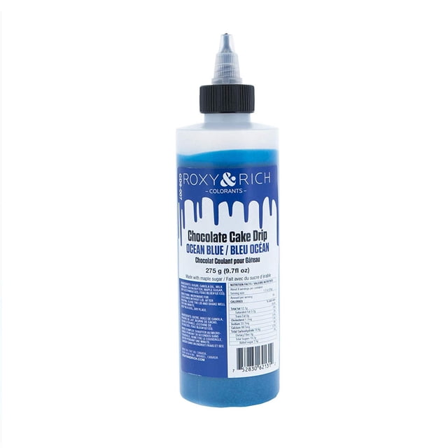 Roxy and Rich Chocolate Cake Drip 9.7 Fluid Ounces Ocean Blue