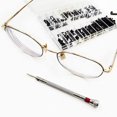 thumbnail image 5 of SNNROO 500pcs Micro Tiny Repair Screw Kit 18 Size Nickel Plating Tiny With ScrewdriverEyeglass Screws Sunglass Spectacles Watch Repair Replace Micro Parts Assortment kit, 5 of 5