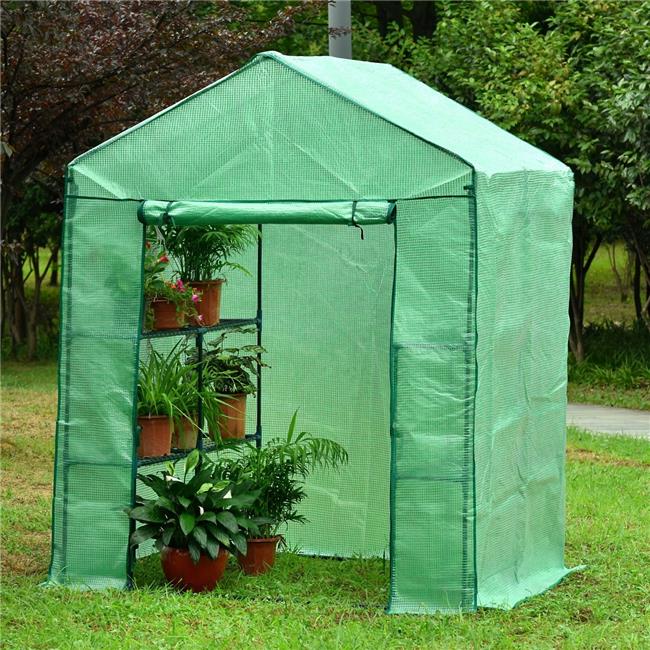 Genesis GEN-574-PE Serre Portative à Entrée Piétonne 61 x 56 x 79 Po avec Housse Opaqua Robuste