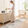 thumbnail image 3 of x Area Rug Living Room Rugs Washable Neutral Modern Abstract Soft Thin Large Rug Indoor Floor No Slip Rug Carpet for Bedroom Under Dining Table Home Office Decor Grey, 3 of 9