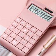 TopLLC Solar Powered Calculator Large Display And Buttons Clear Large LCD Display Ideal For Office School Home And Business Use Solar Calculator