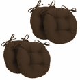 thumbnail image 3 of Coussins de Chaise Ronds Capitonnés en Sergé Uni de 16 Po (Ensemble de 4), 3 of 4