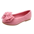 thumbnail image 2 of Letimco Sandales Filles Liquidation Rentrée Scolaire Chaussures Enfant Enfant Bébé Filles Unies Nœud Étudiant Simples Souples Danse Chaussures Princesse, 2 of 9