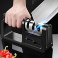 thumbnail image 1 of EGNMCR Kitchen Utensils Set, Kitchen Knife Sharpener Practical Lazy Quick Sharpener Multifunctional Kitchen Knife Handheld Sharpening Stone Ceramic Sharpener knife sharpener, 1 of 6