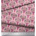 thumbnail image 3 of Soimoi Cotton Poplin Fabric Moroccan Damask Print Fabric by Yard 42 Inch Wide, 3 of 3