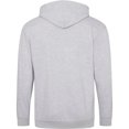 thumbnail image 2 of Awdis Plain Mens Hooded Full Zip Hoodie / Zoodie, 2 of 3