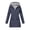 Navy, variant on HongQid Rain Jackets for Women Waterproof Rain Coats with Hood Lightweight Windbreaker Outdoor Womens Raincoats