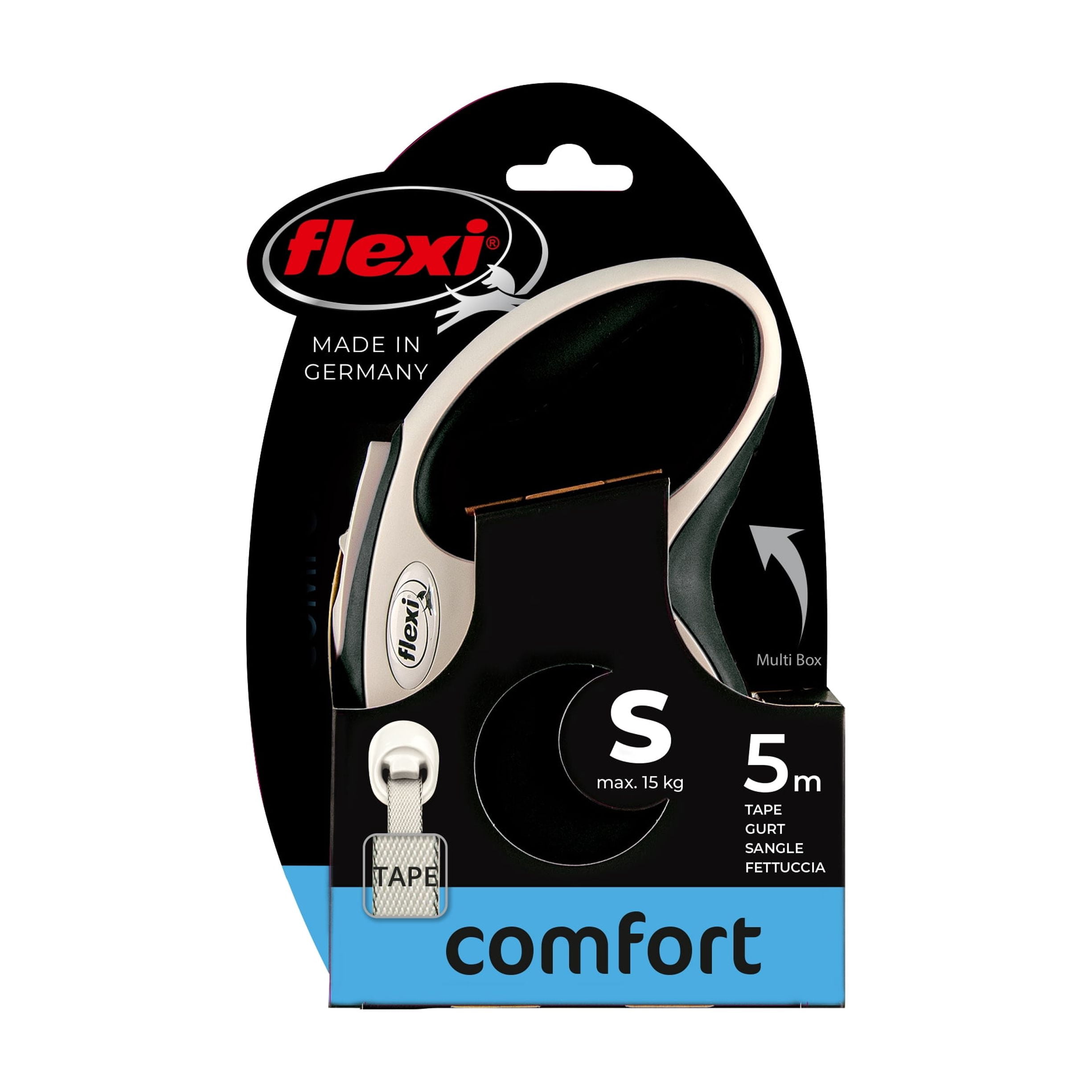 Flexi New Comfort Laisse à Ruban Rétractable pour Chien