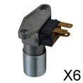 thumbnail image 1 of DYNWAVECA 3-6pack Car Vehicle Headlight Lamp Dimmer Switch Floor-Mounted For - Black 6 Pcs, 1 of 10