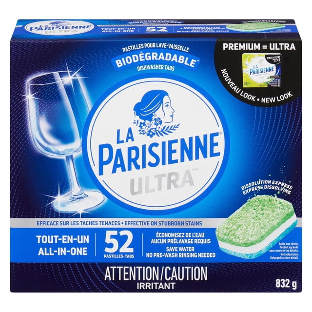 La Parisienne Dishwasher Tabs 52ct.