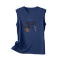 thumbnail image 4 of Birdeem Mode Femme Imprimé Col Rond Ample Sans Manches T-Shirt Chandail Tops, 4 of 12