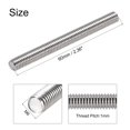 thumbnail image 3 of Unique Bargains M6 x 60mm Fully Threaded Rod 304 Stainless Steel Right Hand Threads 15 Pack, 3 of 4