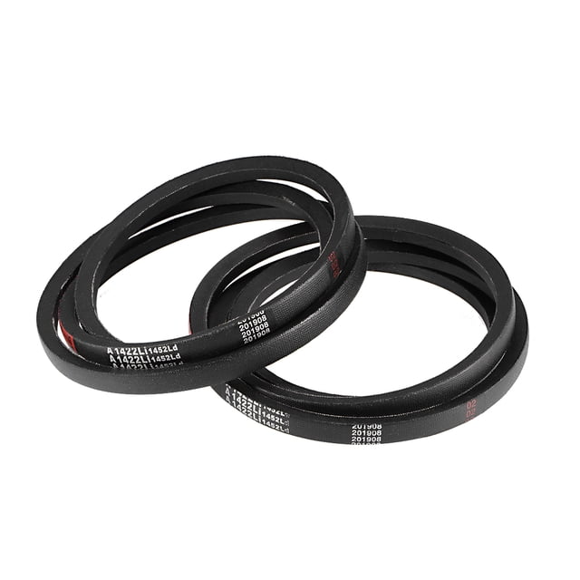Unique Bargains A1422/A56 V Belt 56-inch Inner Girth, A-Section Rubber Drive Belt 2pcs