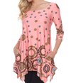 thumbnail image 3 of White Mark Tunique pour Femmes à Manches 3/4 en Jersey, 3 of 5