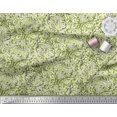 thumbnail image 3 of Soimoi Modal Satin Fabric Leaves & Floral Batik Printed Fabric 1 Yard 42 Inch Wide, 3 of 3