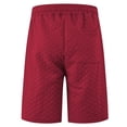 thumbnail image 4 of hotojiny Mens Athletic Shorts with Pockets Solid Drawstring Wide Leg Textured Short Pants Casual Breathable Golf Workout Beach Shorts, 4 of 6