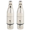 thumbnail image 2 of Adaptateur Audio, 2pcs Mini XLR Adaptateur Audio 3pin MINIXL Rto XLR Adaptateur Technologie de Pointe, 2 of 14