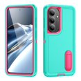 thumbnail image 1 of For Samsung Galaxy S26+ 5G 6.7" Phone Case with Built in Kickstand, Shockproof/Dustproof/Drop Proof Heavy Duty Military-Grade Rugged Protective Cover for Samsung Galaxy S26+ 5G,Green, 1 of 8