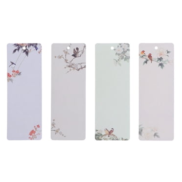 MasteelfCA 40PCS Gift Tags Paper Tags Flower and Bird Tags for Gift Wrapping and Labeling