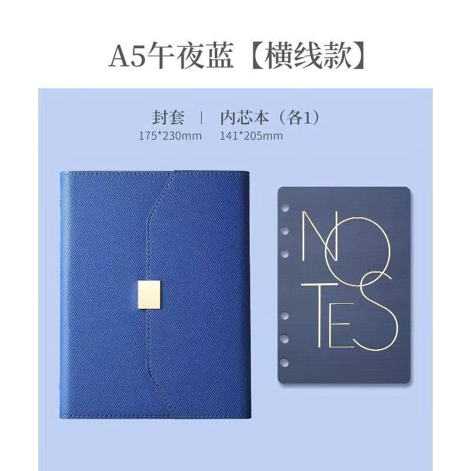 PEONAVET The Notebooks Carnet de Bureau A5 Pliable pour Affaires avec Fini Mat et Réglure Unie