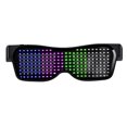 thumbnail image 1 of SMihono Lunettes LED Bluetooth, Lunettes Intelligentes Connectées par Application Bluetooth, Personnalisées, Pixel Dynamique LED, Rechargeables USB pour Fête Boîte de Nuit DJ, Fournitures de Fête Décoration Maison en Liquidation, 1 of 1