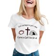 thumbnail image 1 of LUOGENLI T-shirts pour Femme pour Femmes T-Shirt Décontracté à Imprimé de Lettres Col Rond Manches Courtes T-Shirt Plusieurs Couleurs 4TG T-shirts pour Femmes T-shirts Graphiques Fête de la Saint-Patrick Blanc m, 1 of 5