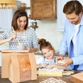 thumbnail image 1 of Product Class Closure Bags & Lids & Boxes Bread Storage Set – 25 Pack Large Paper Bread Bags with Clear Window and Stickers for Homemade Bread Freshness Preservation and Baking Supplies, 1 of 7