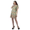 thumbnail image 3 of Moomaya Tenues d'Été Coton Flex Imprimées Robes Courtes pour Femmes Tenue Décontractée, 3 of 4
