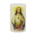 thumbnail image 1 of Mainstays 5" Unscented LED Wax Pillar Candle - Sacred Heart, 1 of 5