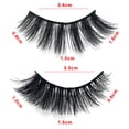 thumbnail image 3 of False Eyelashes Faux Mink Lashes 20 Pairs Long Dramatic Fluffy Volume Natural Fake Eyelashes Value Pack MC-8, 3 of 5