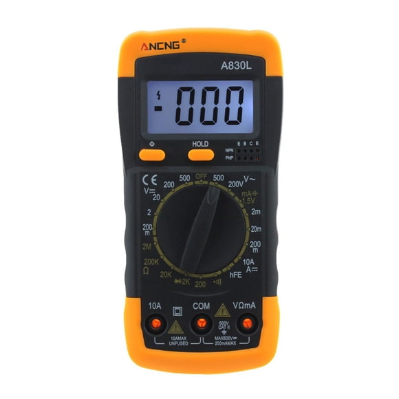 TIMIFIS ANENE A830L Digital Voltmeter Ammeter Ohmmeter Multimeter AC DC Tester Mete Gift