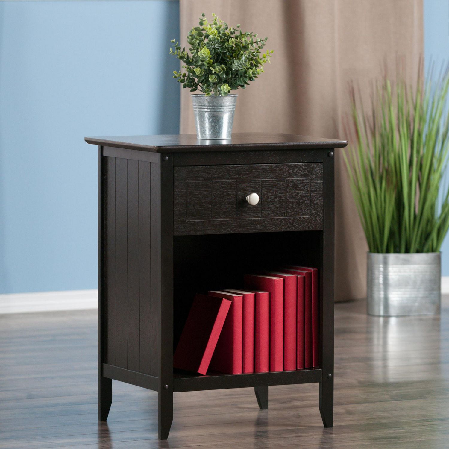 Winsome Table d'appoint Blair fini Café
