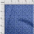thumbnail image 1 of oneOone Polyester Lycra Blue Fabric Geometric Craft Projects Decor Fabric Printed By The Yard 56 Inch Wide, 1 of 4