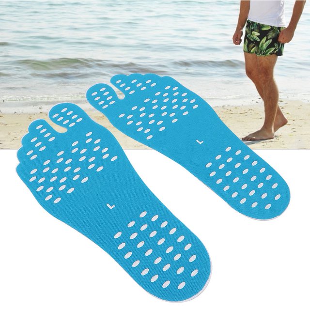 Feet Sticker, Feet Sticky Pads 1 Pair Adhesive for Outdoor Beach Summer