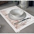 thumbnail image 3 of Vargottam Placemats- Placemat For Dining Table, Set Of 4- Printed & Reversible CottonNapkin-IndoorPlacematsFor Home & Kitchen Dining Table- Sparrow (Brown), 3 of 5