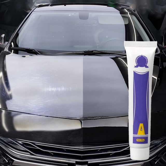 Car Scratch Remover, Auto Paint Repair Paste, Polishing Compound, Removes Scratches Oxidation Tar Glue, Mild Formula No Paint Damage, Easy to Use, for Automotive Paint Surfaces