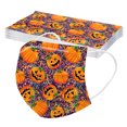 thumbnail image 4 of 50 Pcs Masque d'Halloween pour Adulte Jetable Masque de Haute Qualité Motif de Dessin Animé Mixte, 4 of 9