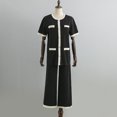 thumbnail image 4 of Ensembles Assortis de Détente pour Femmes, T-Shirts à Manches Courtes à Col Rond, Pantalons Amples à Jambes Larges, Pyjamas, Ensembles de PJs, Vêtements d'Été pour Femmes, 4 of 4