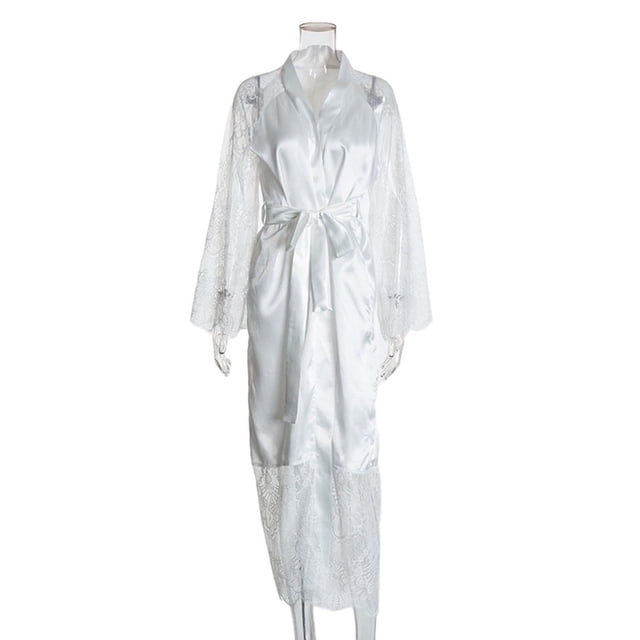 Peignoir pour Femmes Vêtements de Nuit Peignoirs Sommeil pour Femme Robes de Mariage Robes de Mariée Grande Taille
