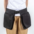 thumbnail image 2 of Aprons with Pockets,Apron with Pocket Outdoor Multi Functional Multi Pocket Zipper Waist Bag Sports Belt Apron Waist Cover Hanging Waist Storage Bag Apron with Pockets, 2 of 3