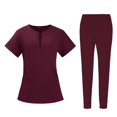 thumbnail image 3 of lionlar Uniforme d'Infirmière pour Femme Extensible à Multiples Poches Doux et Respirant Professionnel L, 3 of 8