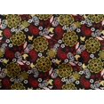 thumbnail image 5 of oneOone Cotton Flex Blue Fabric Skull Craft Projects Decor Fabric Printed By The Yard 40 Inch Wide, 5 of 5